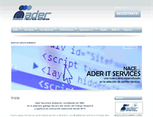 Tablet Screenshot of ader.net
